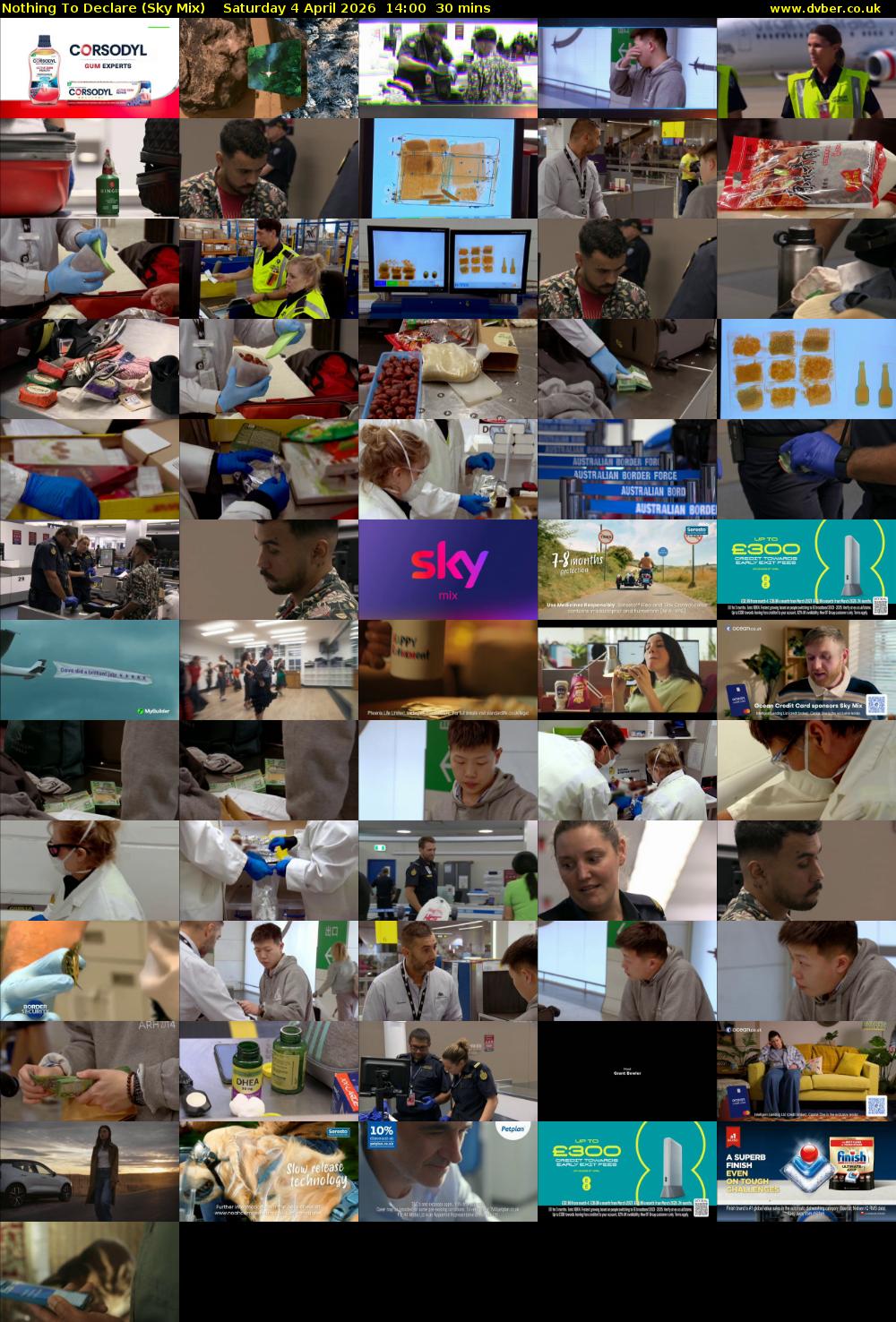 Nothing To Declare (Sky Mix) Saturday 4 April 2026 14:00 - 14:30