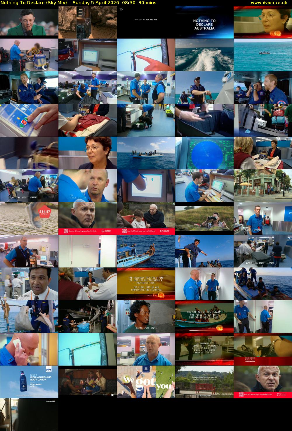 Nothing To Declare (Sky Mix) Sunday 5 April 2026 08:30 - 09:00