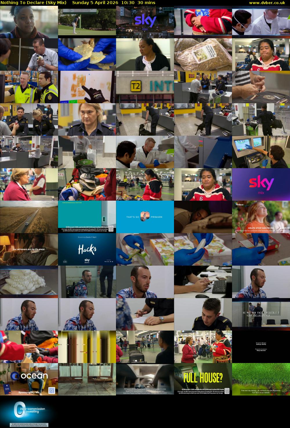 Nothing To Declare (Sky Mix) Sunday 5 April 2026 10:30 - 11:00