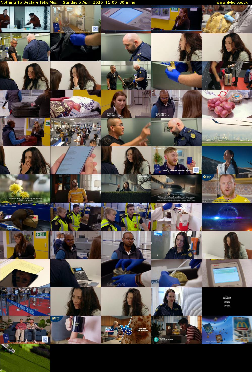 Nothing To Declare (Sky Mix) Sunday 5 April 2026 11:00 - 11:30