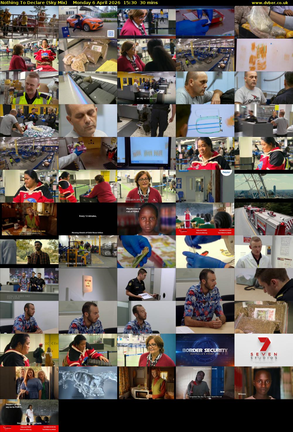 Nothing To Declare (Sky Mix) Monday 6 April 2026 15:30 - 16:00