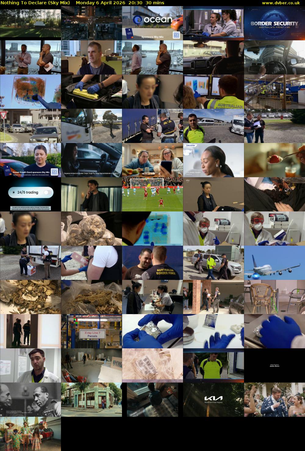 Nothing To Declare (Sky Mix) Monday 6 April 2026 20:30 - 21:00