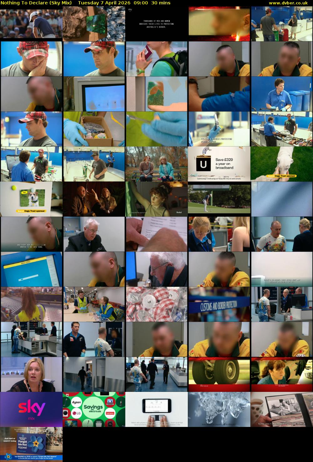 Nothing To Declare (Sky Mix) Tuesday 7 April 2026 09:00 - 09:30