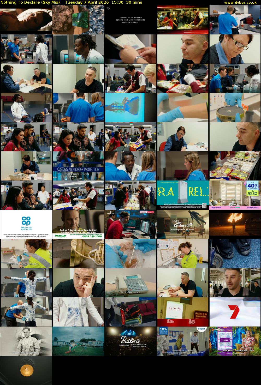 Nothing To Declare (Sky Mix) Tuesday 7 April 2026 15:30 - 16:00