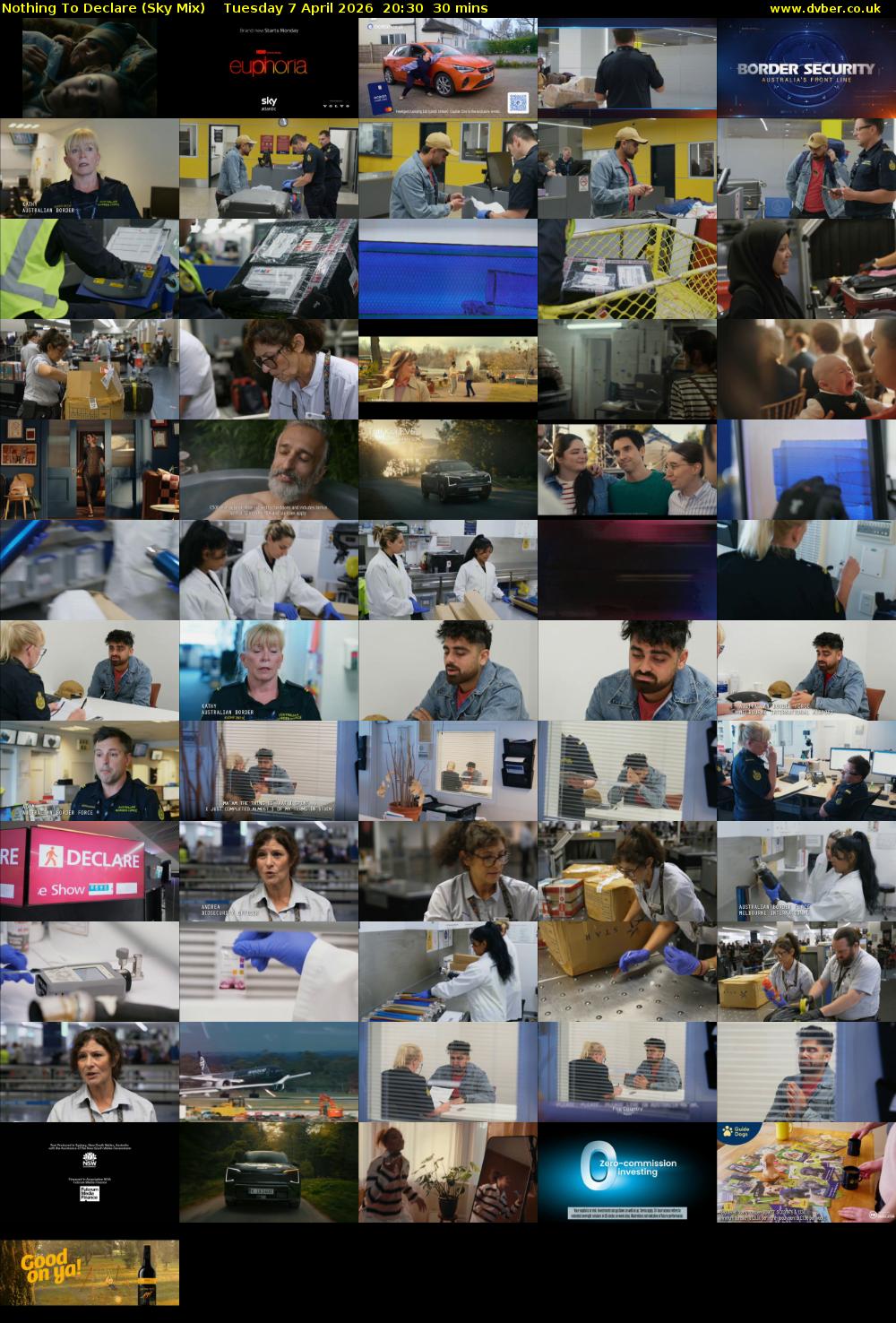 Nothing To Declare (Sky Mix) Tuesday 7 April 2026 20:30 - 21:00