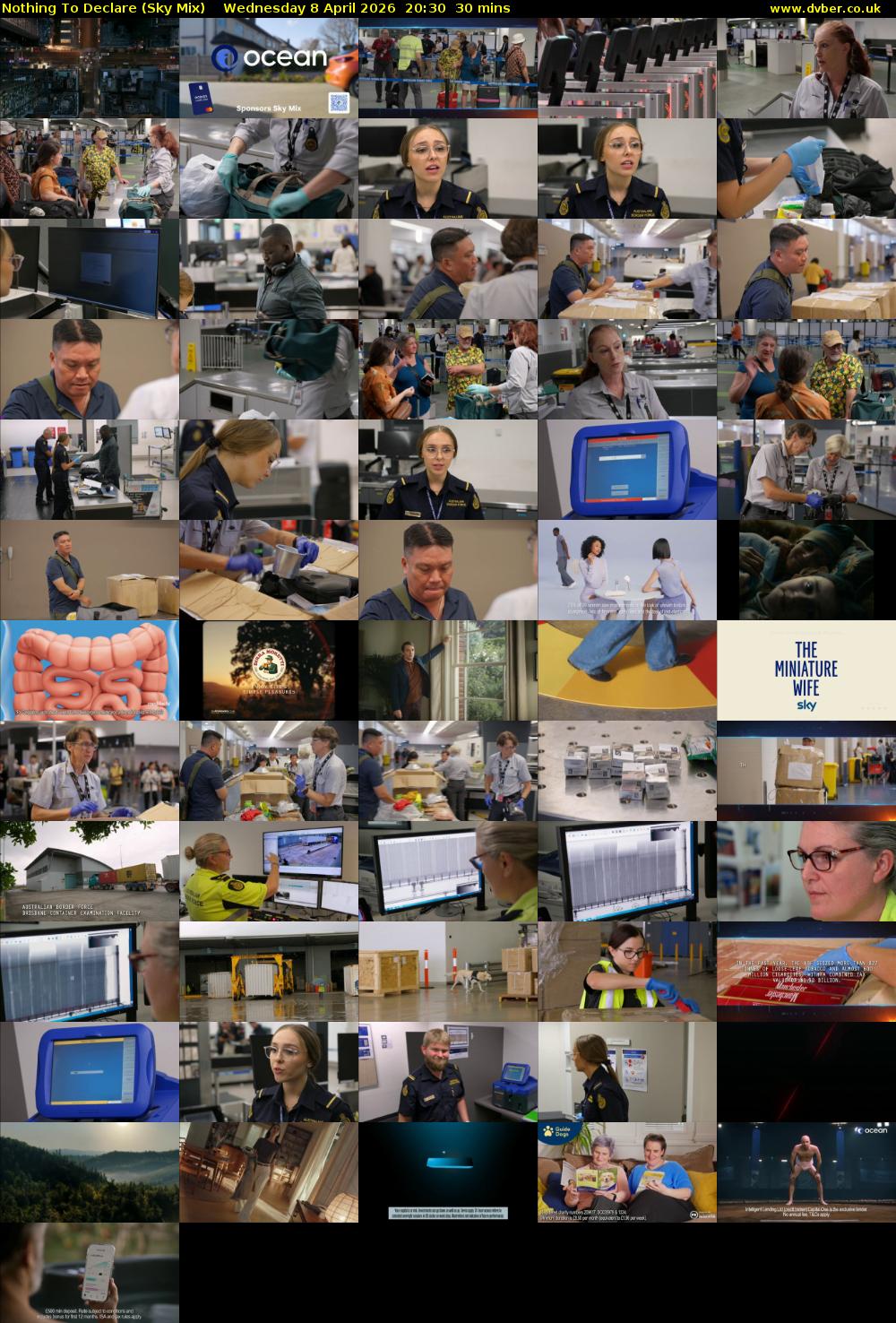 Nothing To Declare (Sky Mix) Wednesday 8 April 2026 20:30 - 21:00