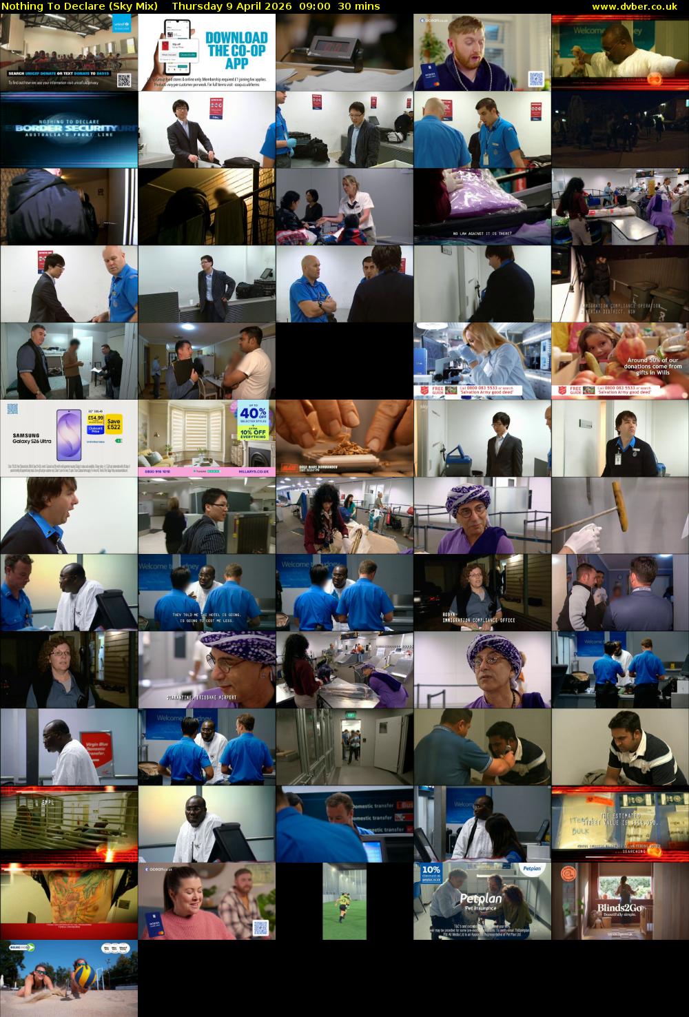 Nothing To Declare (Sky Mix) Thursday 9 April 2026 09:00 - 09:30