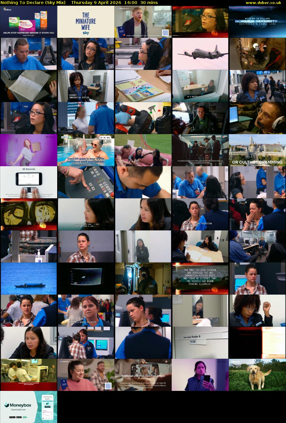 Nothing To Declare (Sky Mix) Thursday 9 April 2026 14:00 - 14:30