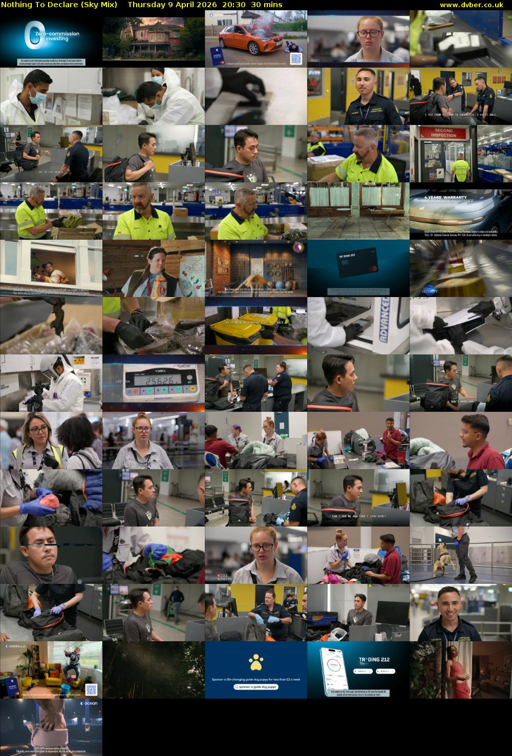 Nothing To Declare (Sky Mix) Thursday 9 April 2026 20:30 - 21:00