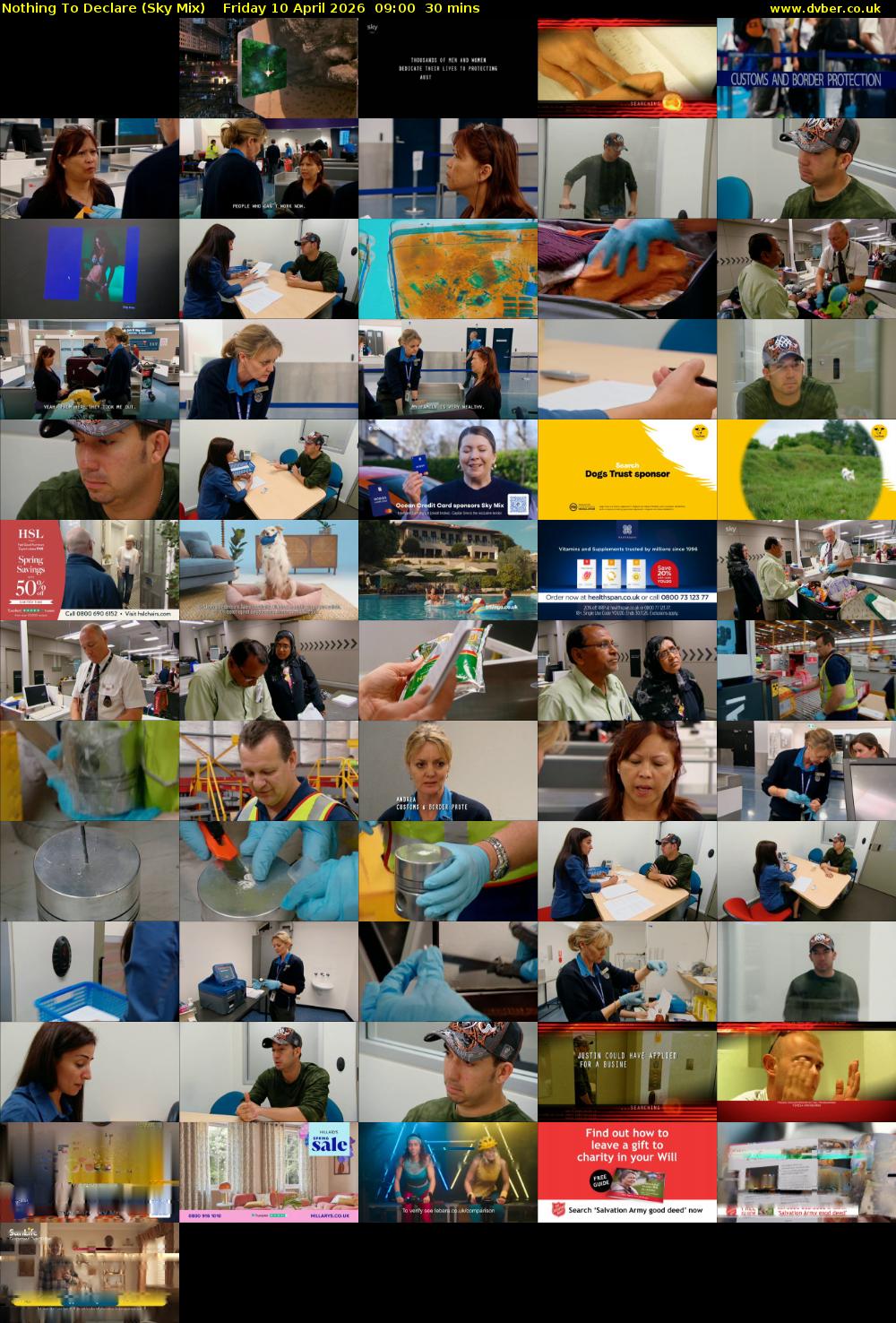 Nothing To Declare (Sky Mix) Friday 10 April 2026 09:00 - 09:30