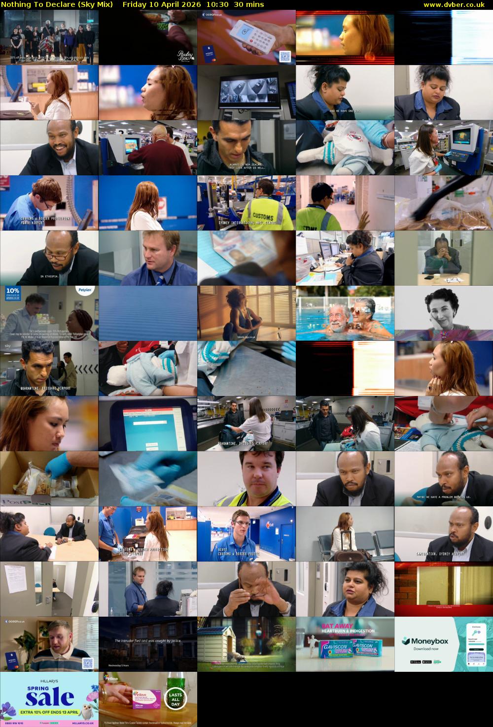 Nothing To Declare (Sky Mix) Friday 10 April 2026 10:30 - 11:00