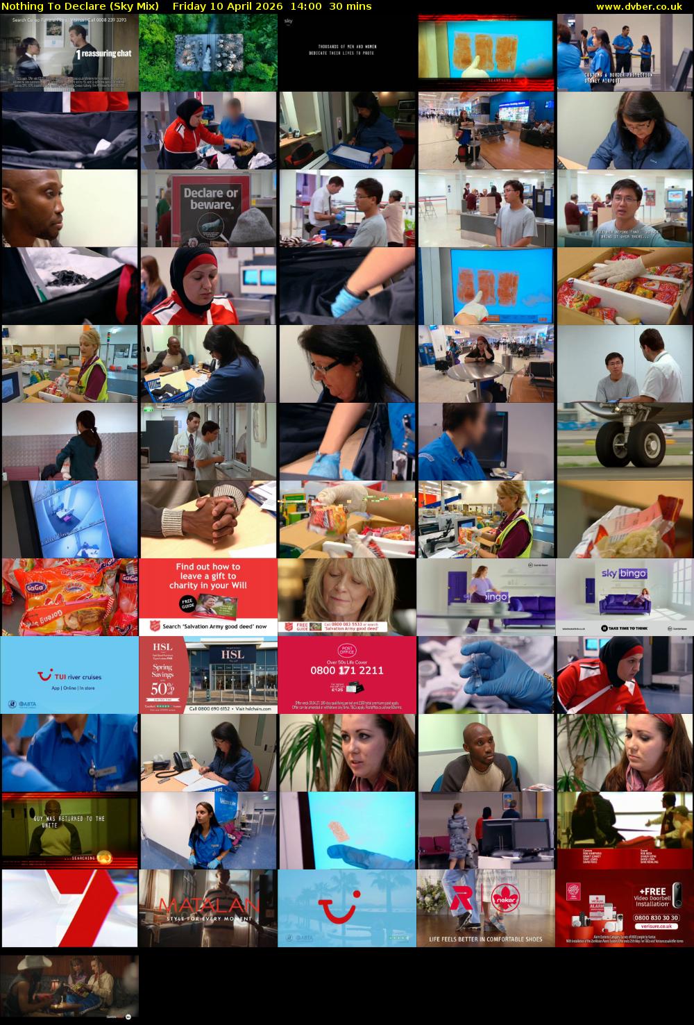 Nothing To Declare (Sky Mix) Friday 10 April 2026 14:00 - 14:30