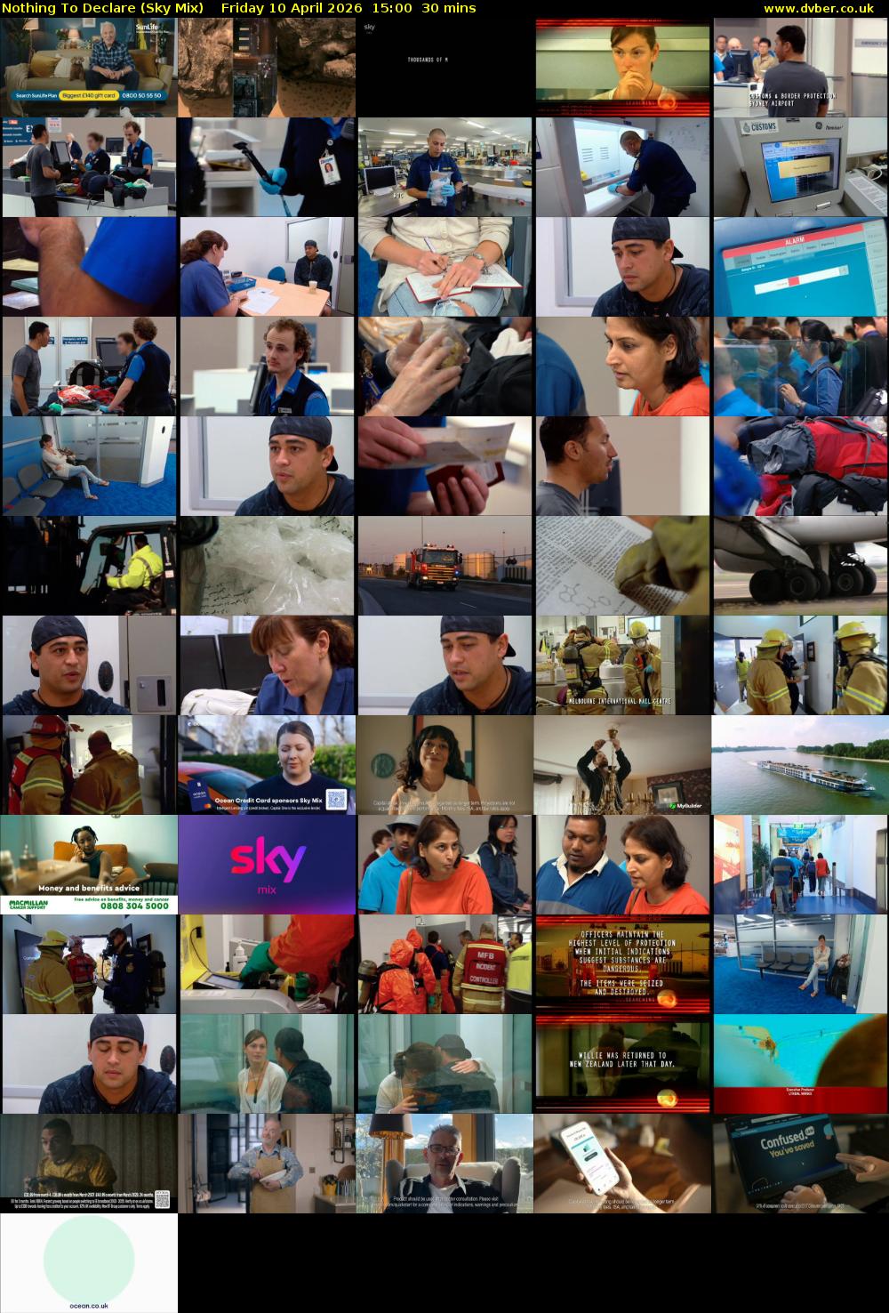 Nothing To Declare (Sky Mix) Friday 10 April 2026 15:00 - 15:30