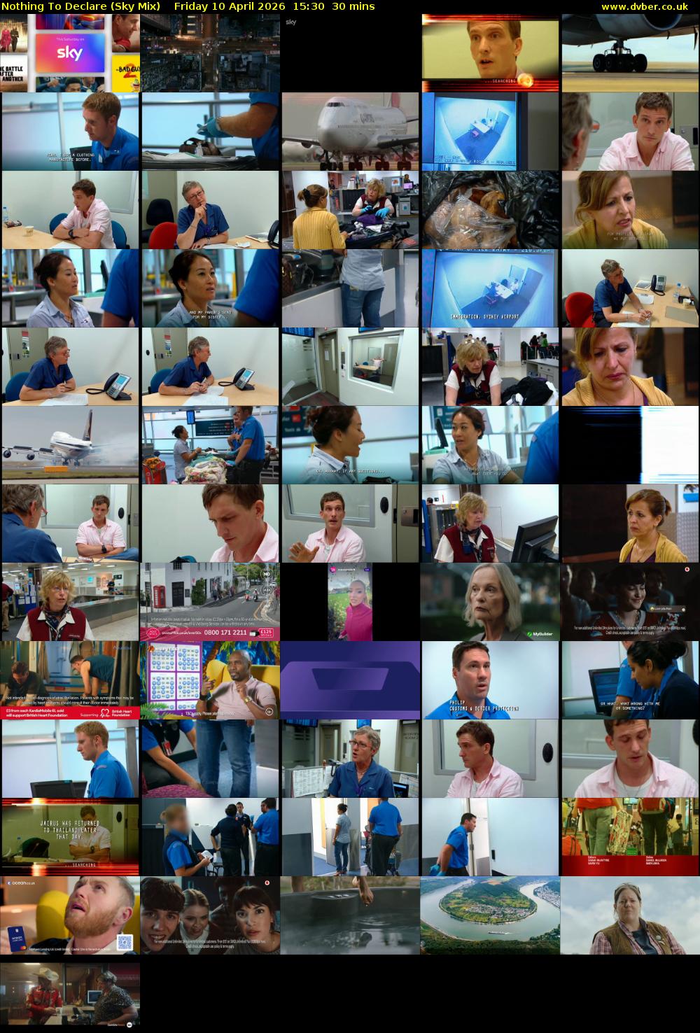 Nothing To Declare (Sky Mix) Friday 10 April 2026 15:30 - 16:00