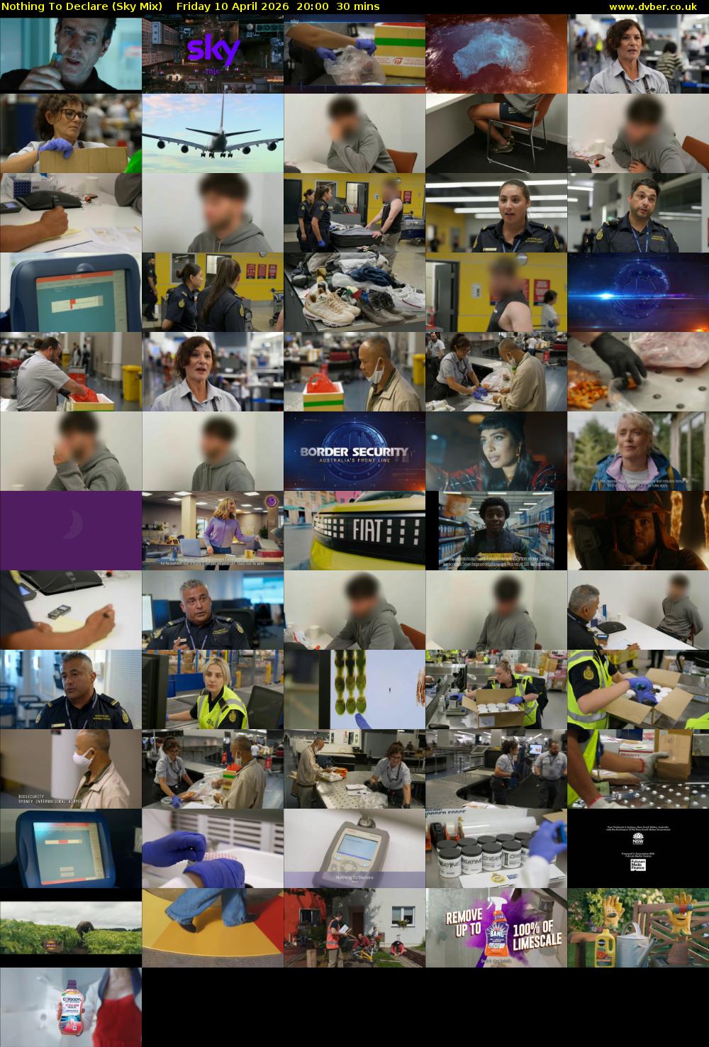 Nothing To Declare (Sky Mix) Friday 10 April 2026 20:00 - 20:30