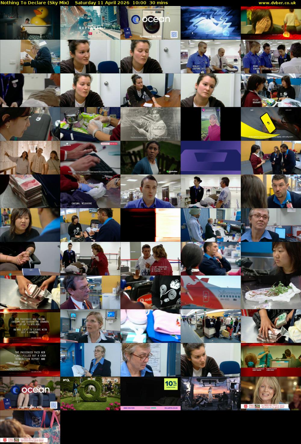 Nothing To Declare (Sky Mix) Saturday 11 April 2026 10:00 - 10:30