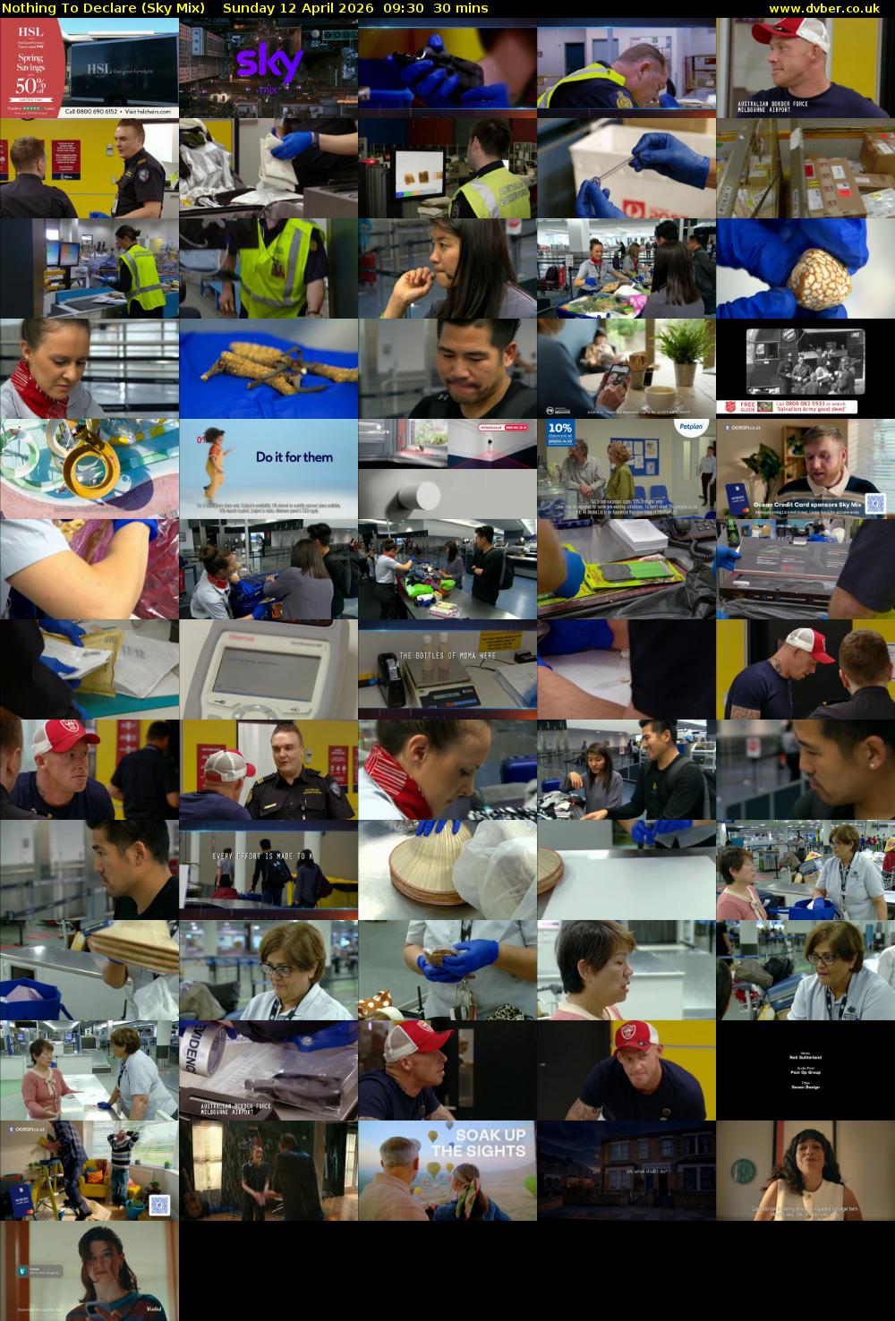 Nothing To Declare (Sky Mix) Sunday 12 April 2026 09:30 - 10:00
