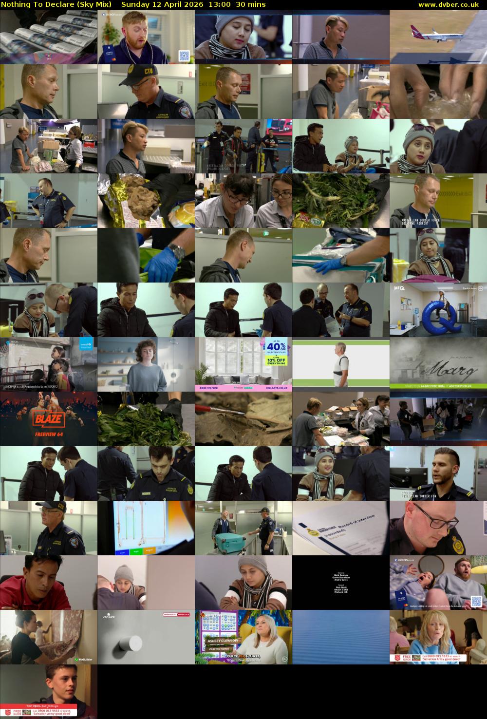 Nothing To Declare (Sky Mix) Sunday 12 April 2026 13:00 - 13:30
