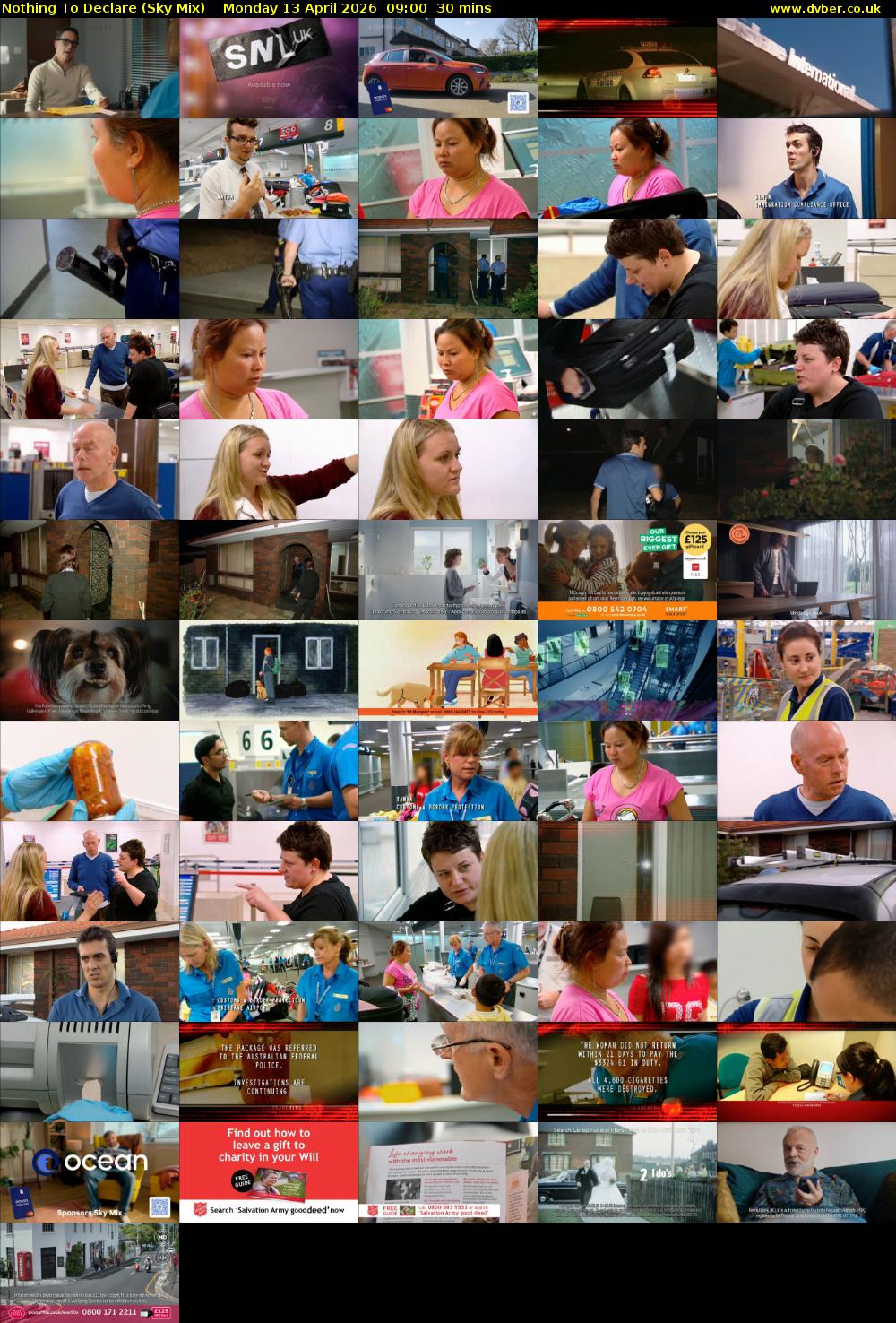 Nothing To Declare (Sky Mix) Monday 13 April 2026 09:00 - 09:30