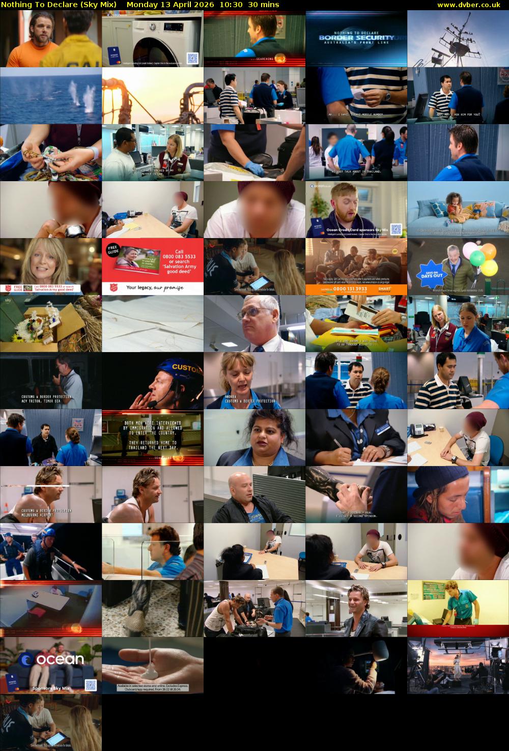 Nothing To Declare (Sky Mix) Monday 13 April 2026 10:30 - 11:00