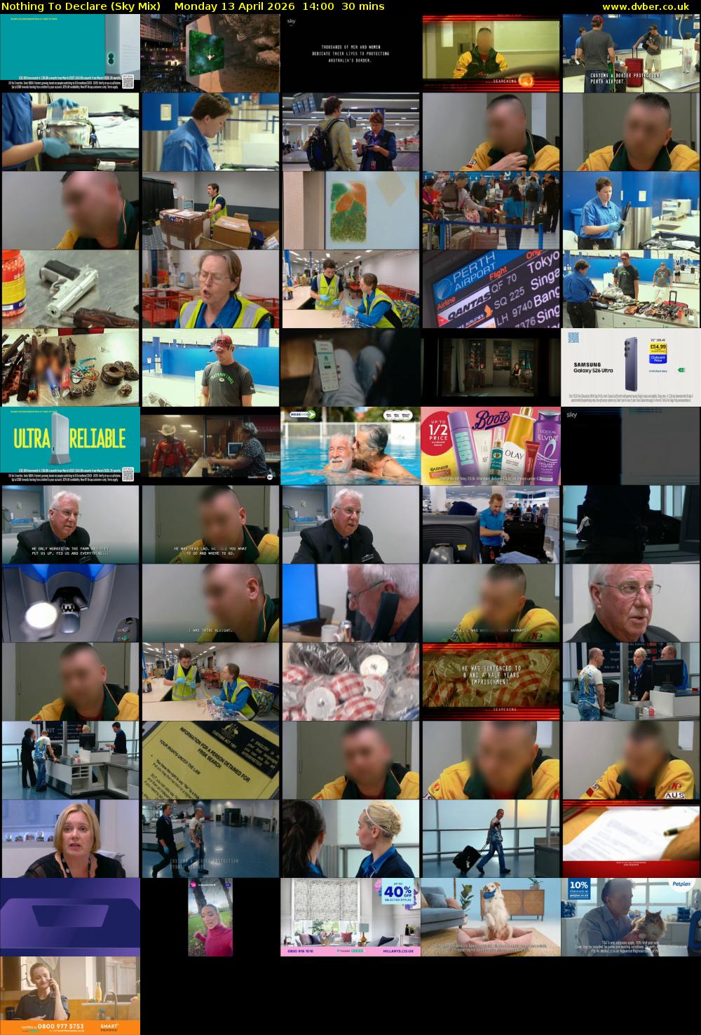 Nothing To Declare (Sky Mix) Monday 13 April 2026 14:00 - 14:30