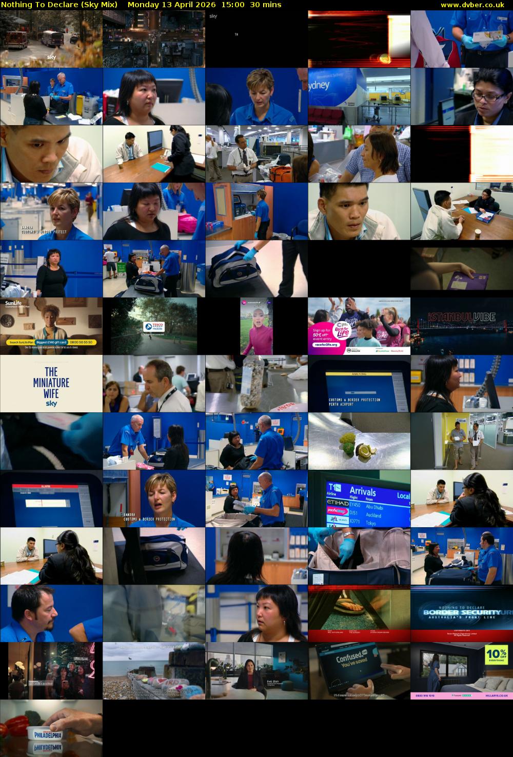 Nothing To Declare (Sky Mix) Monday 13 April 2026 15:00 - 15:30