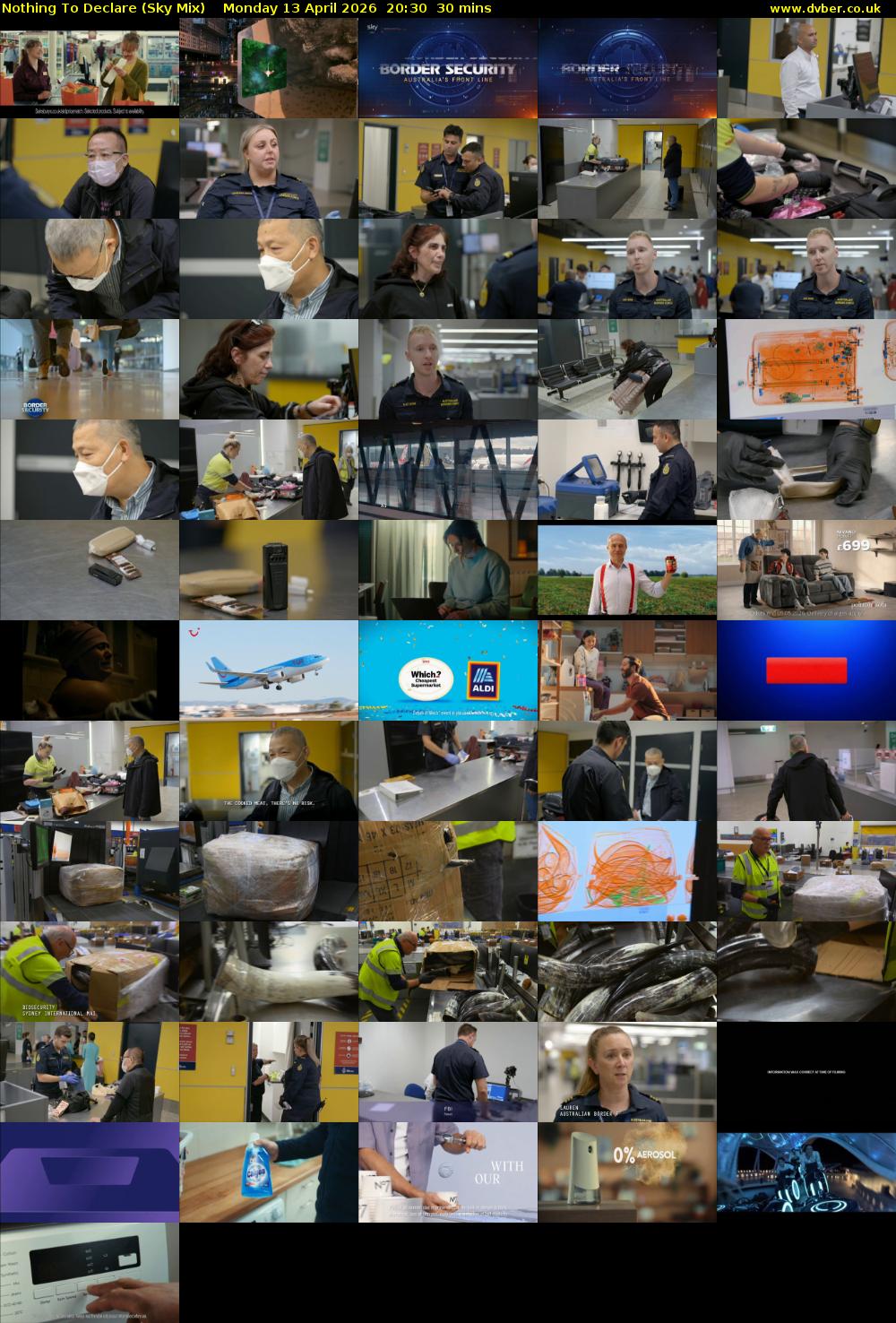 Nothing To Declare (Sky Mix) Monday 13 April 2026 20:30 - 21:00