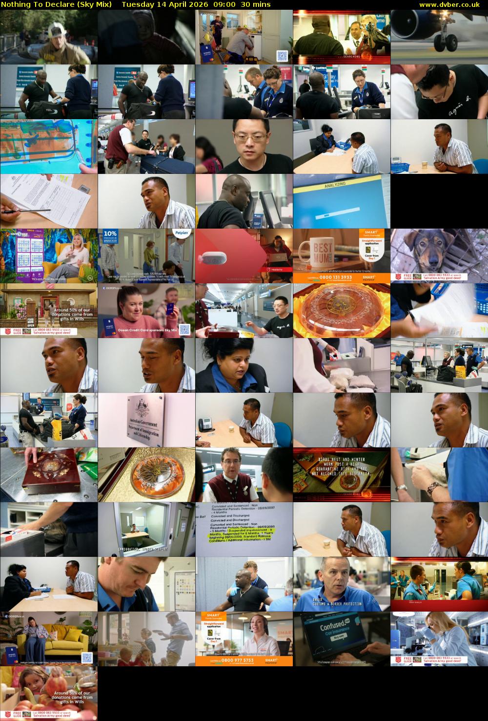 Nothing To Declare (Sky Mix) Tuesday 14 April 2026 09:00 - 09:30