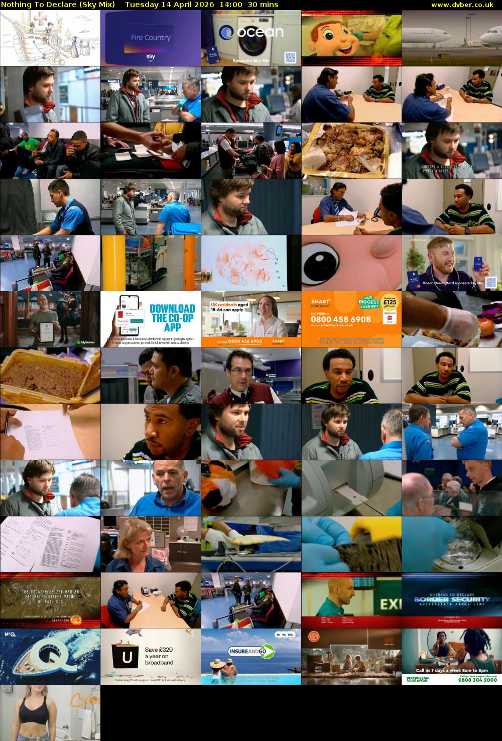 Nothing To Declare (Sky Mix) Tuesday 14 April 2026 14:00 - 14:30