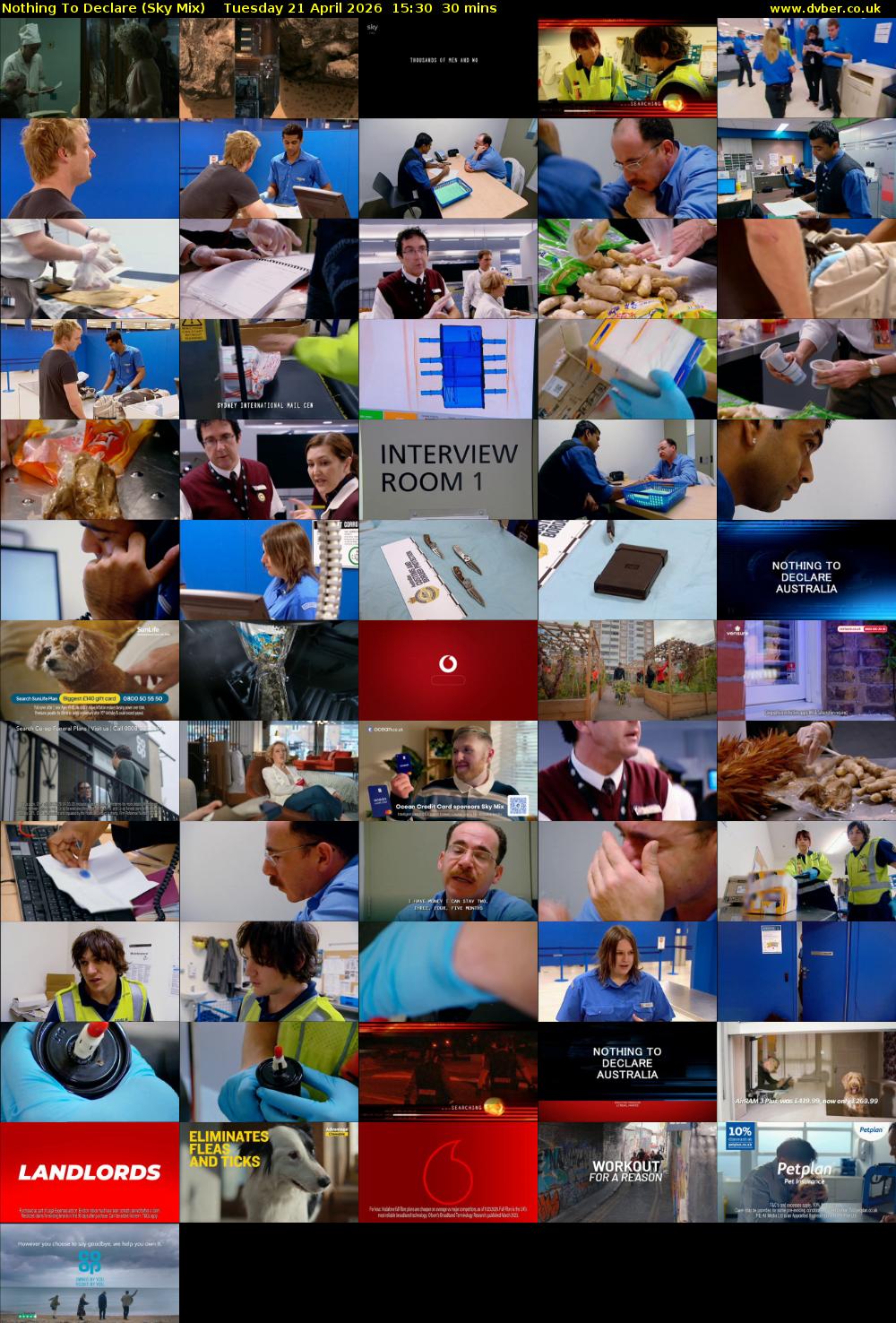 Nothing To Declare (Sky Mix) Tuesday 21 April 2026 15:30 - 16:00