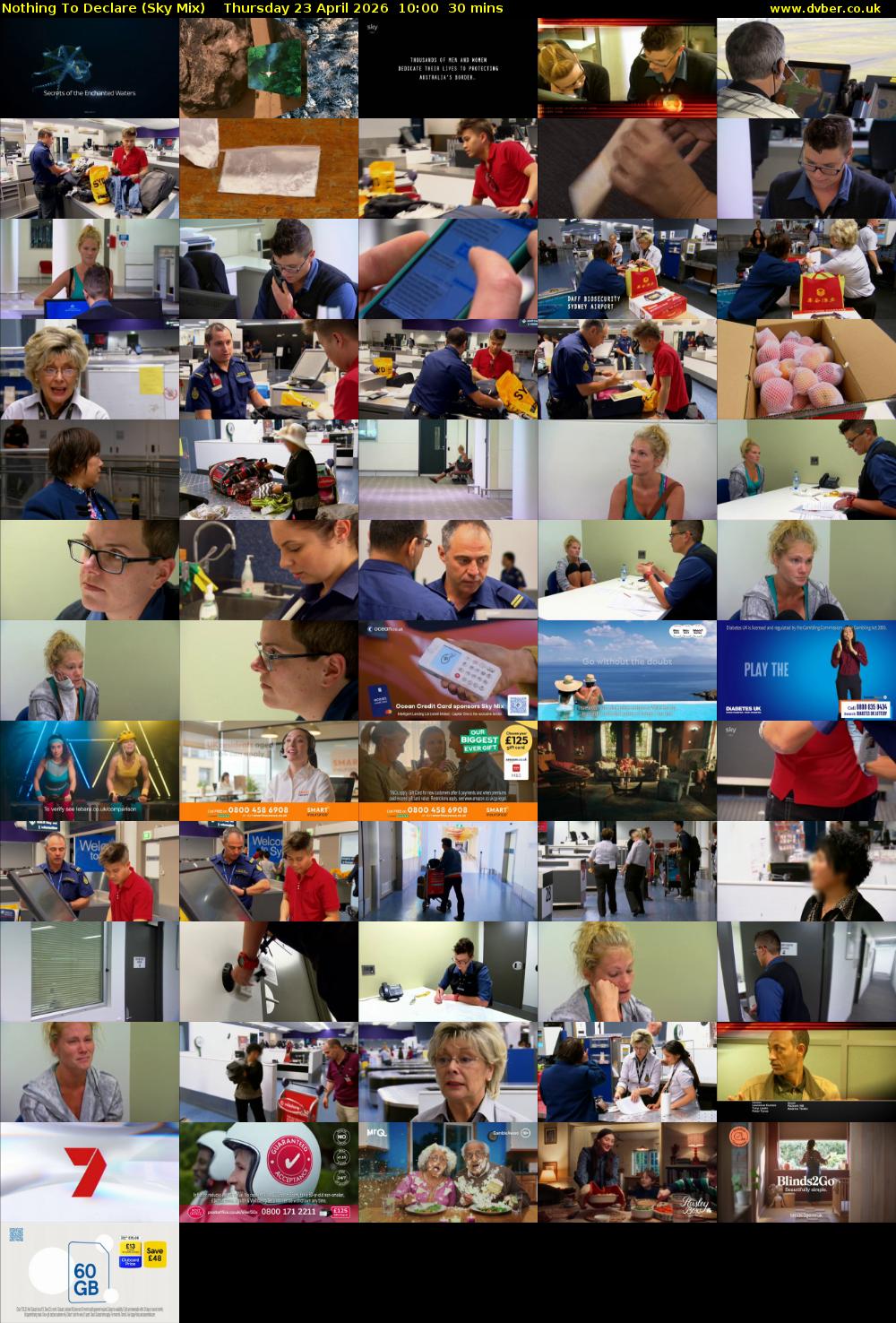 Nothing To Declare (Sky Mix) Thursday 23 April 2026 10:00 - 10:30