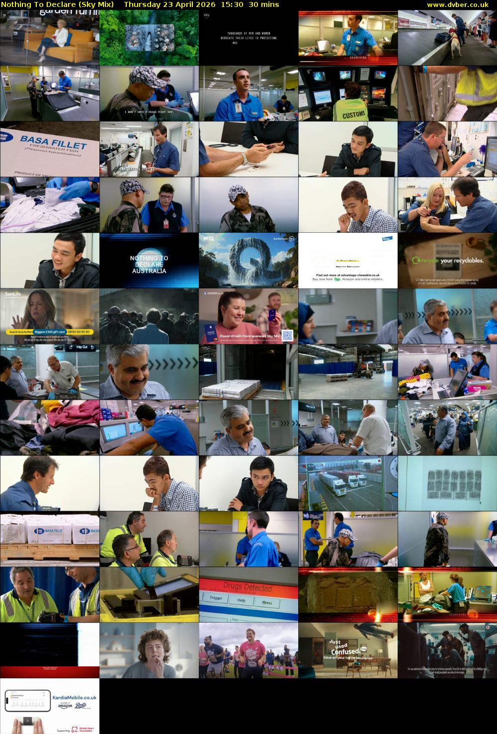 Nothing To Declare (Sky Mix) Thursday 23 April 2026 15:30 - 16:00