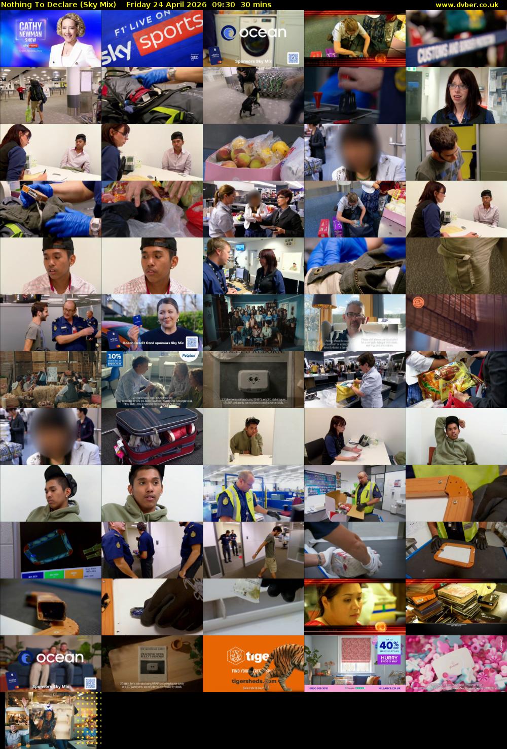 Nothing To Declare (Sky Mix) Friday 24 April 2026 09:30 - 10:00