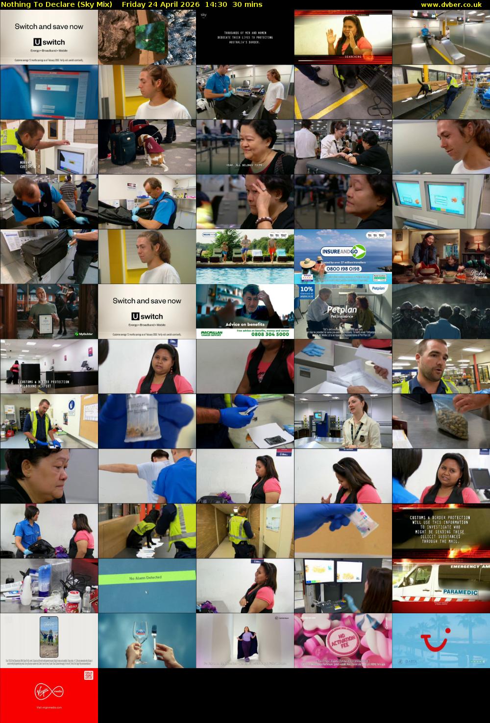 Nothing To Declare (Sky Mix) Friday 24 April 2026 14:30 - 15:00