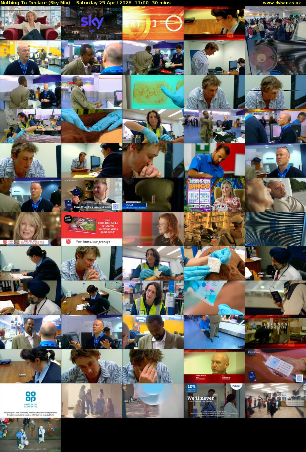 Nothing To Declare (Sky Mix) Saturday 25 April 2026 11:00 - 11:30