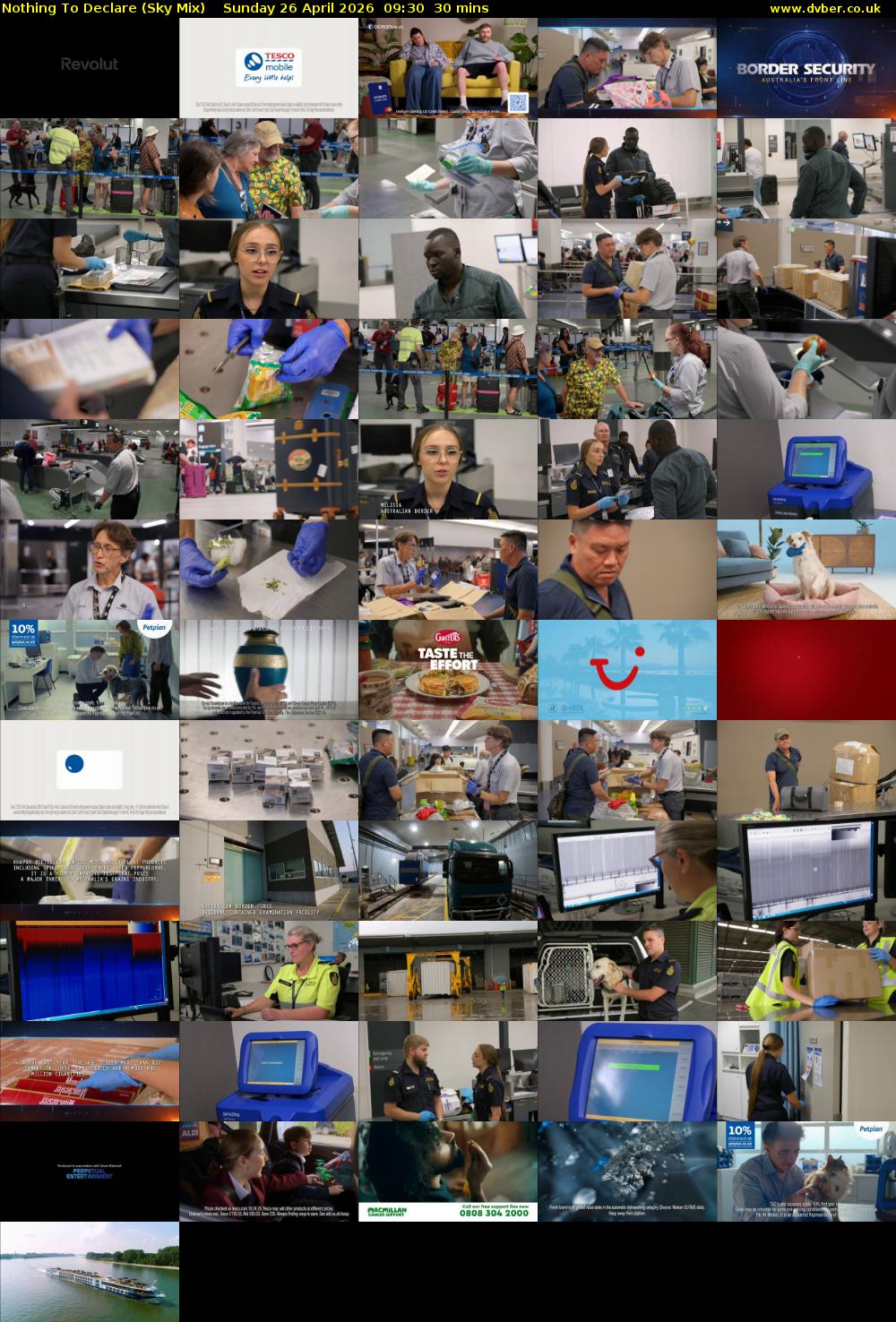 Nothing To Declare (Sky Mix) Sunday 26 April 2026 09:30 - 10:00