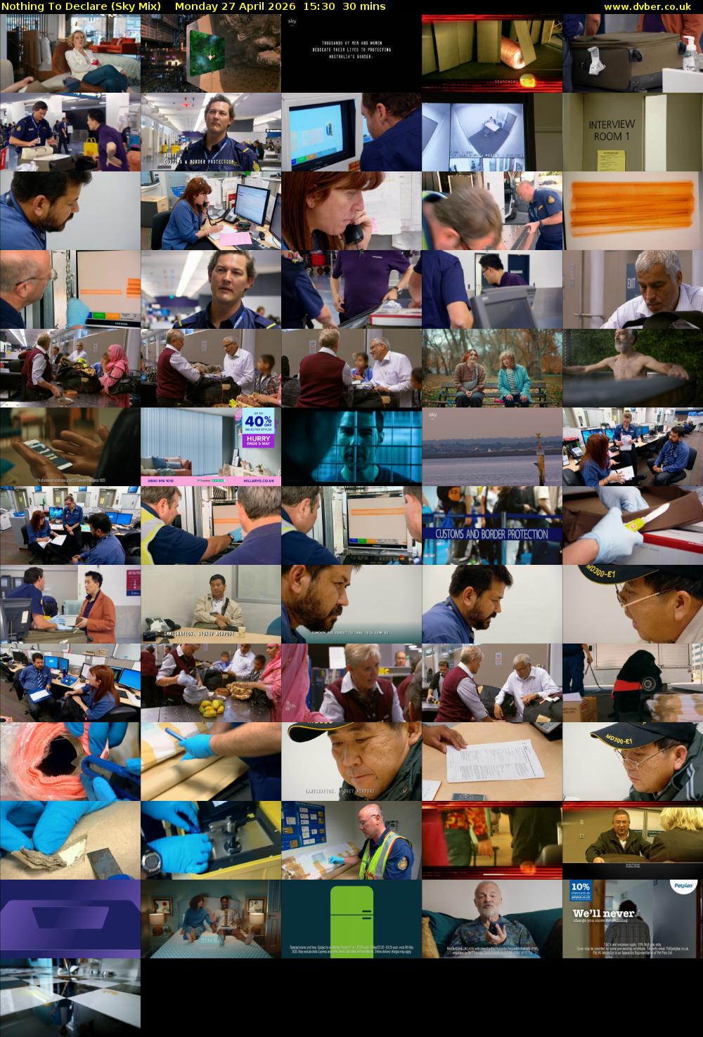 Nothing To Declare (Sky Mix) Monday 27 April 2026 15:30 - 16:00