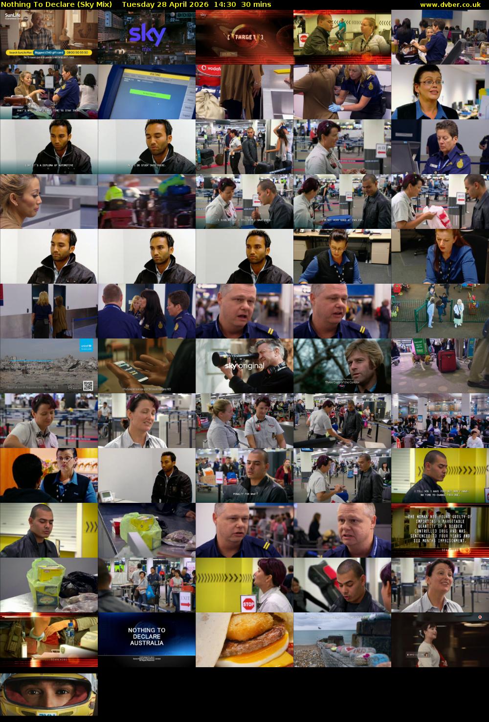 Nothing To Declare (Sky Mix) Tuesday 28 April 2026 14:30 - 15:00
