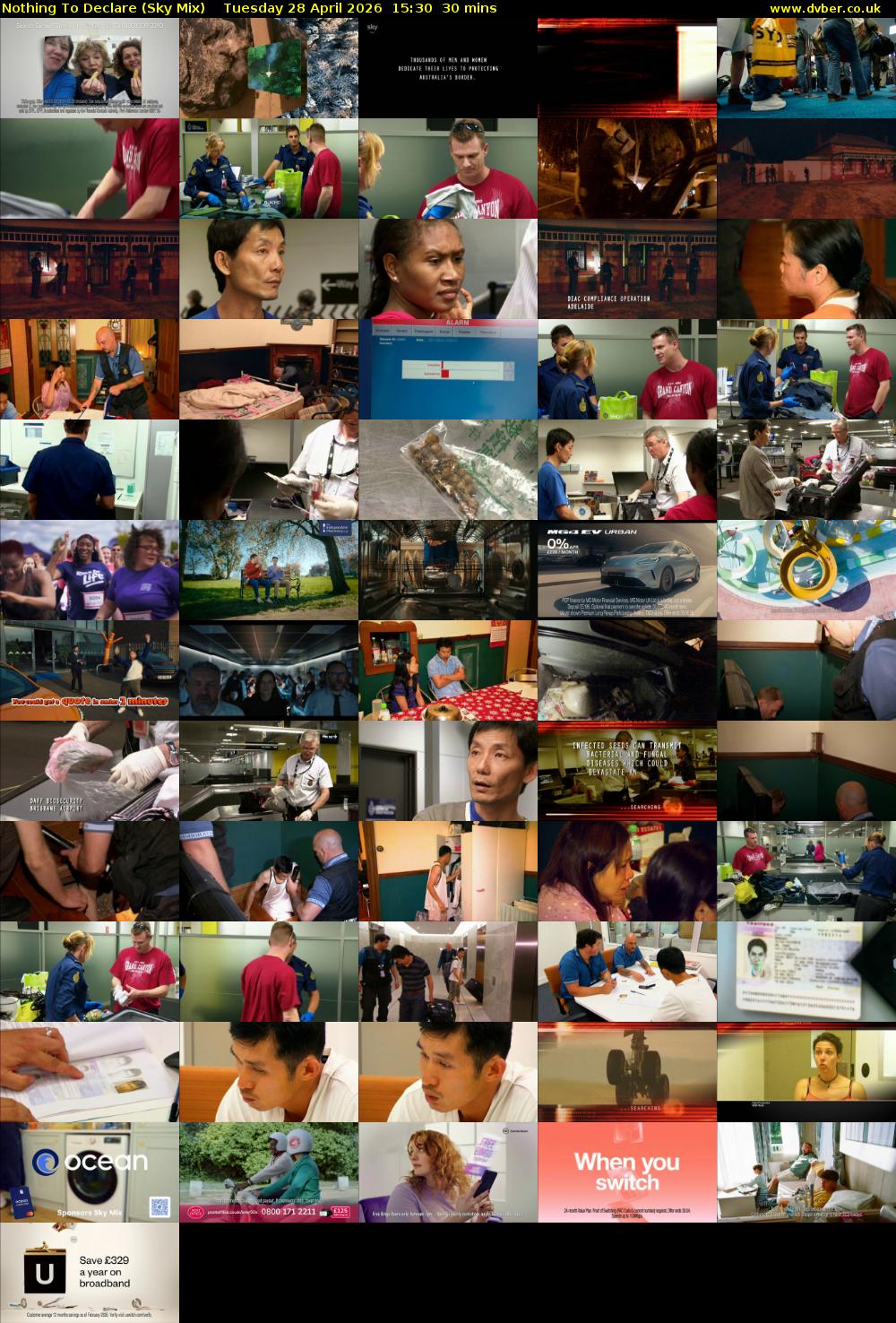 Nothing To Declare (Sky Mix) Tuesday 28 April 2026 15:30 - 16:00