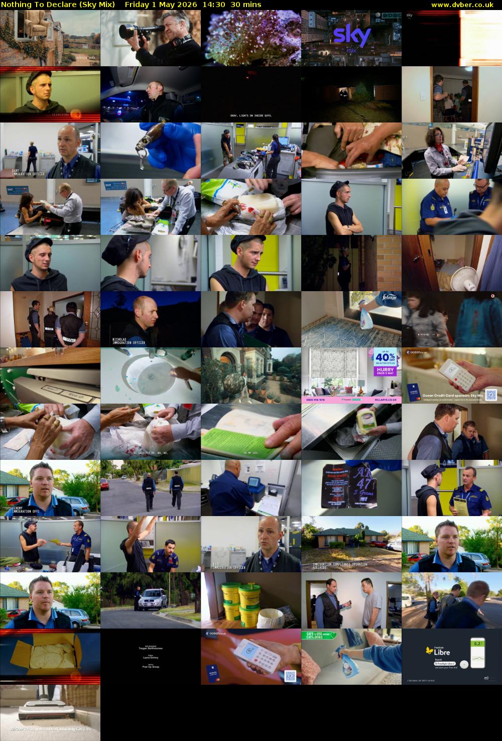 Nothing To Declare (Sky Mix) Friday 1 May 2026 14:30 - 15:00