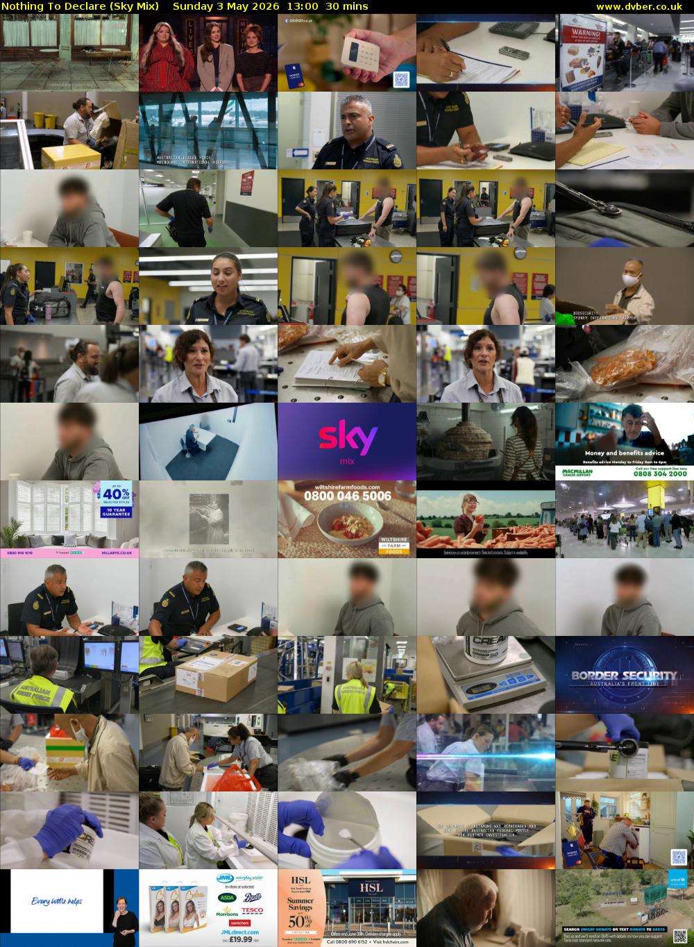 Nothing To Declare (Sky Mix) Sunday 3 May 2026 13:00 - 13:30