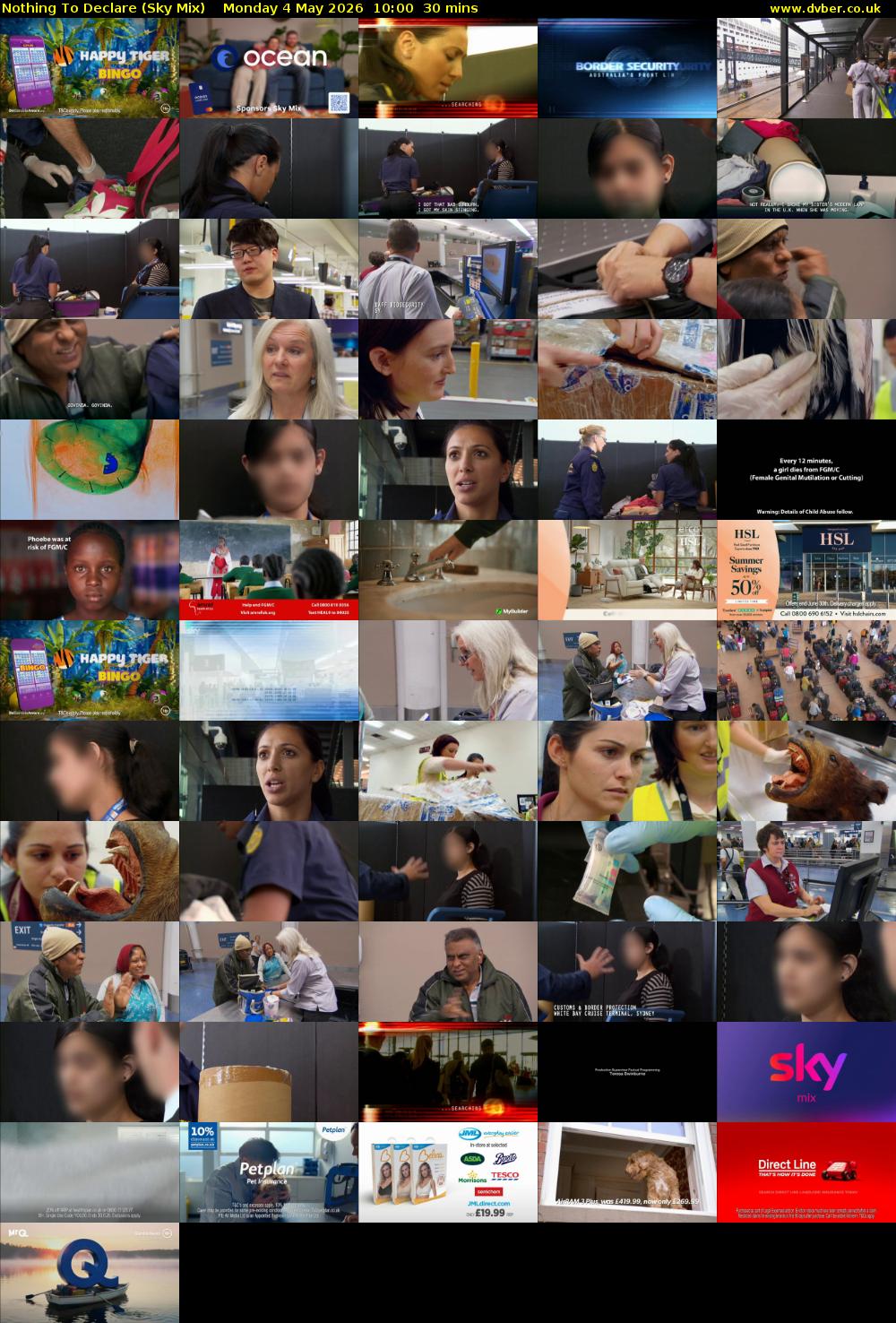 Nothing To Declare (Sky Mix) Monday 4 May 2026 10:00 - 10:30