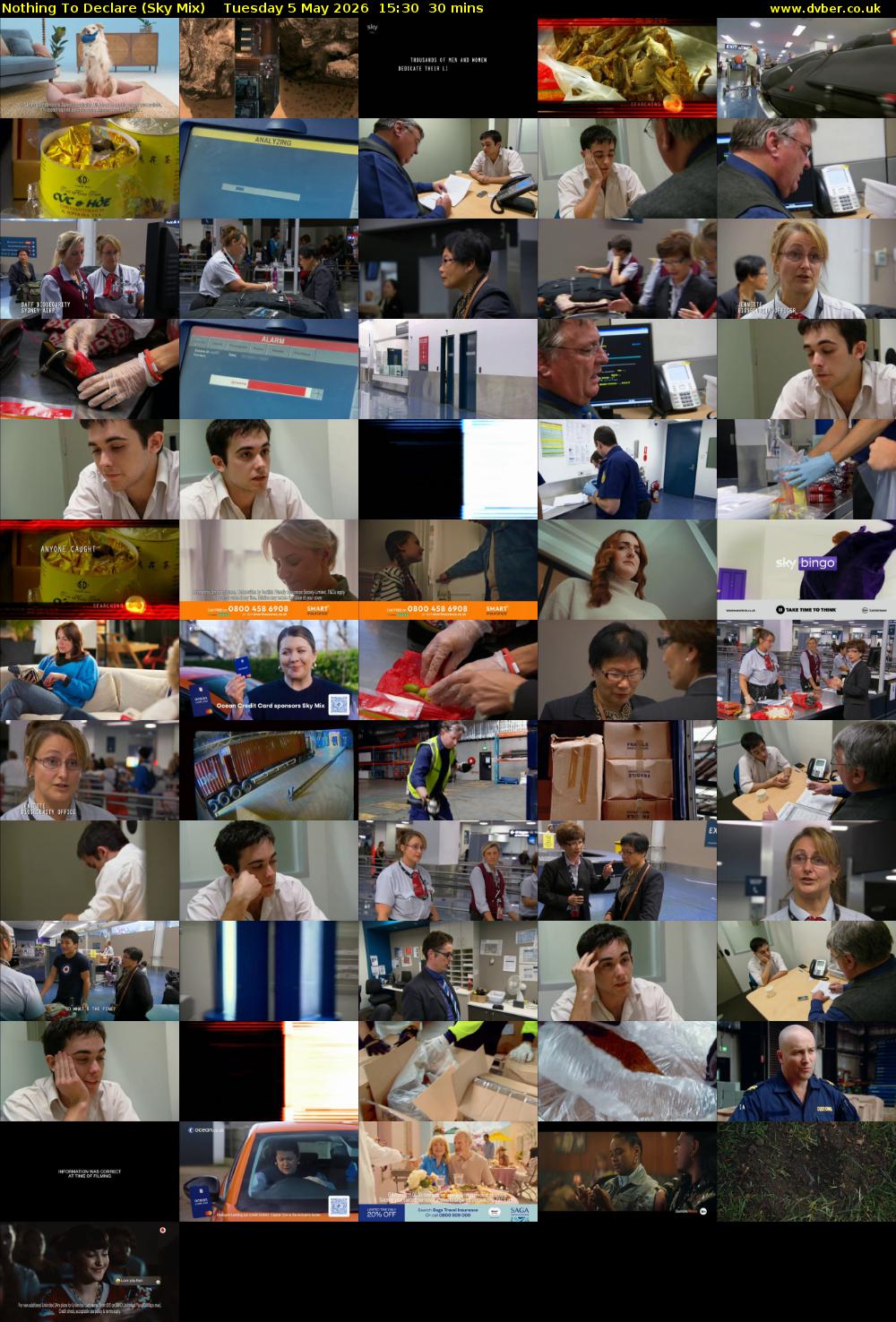 Nothing To Declare (Sky Mix) Tuesday 5 May 2026 15:30 - 16:00