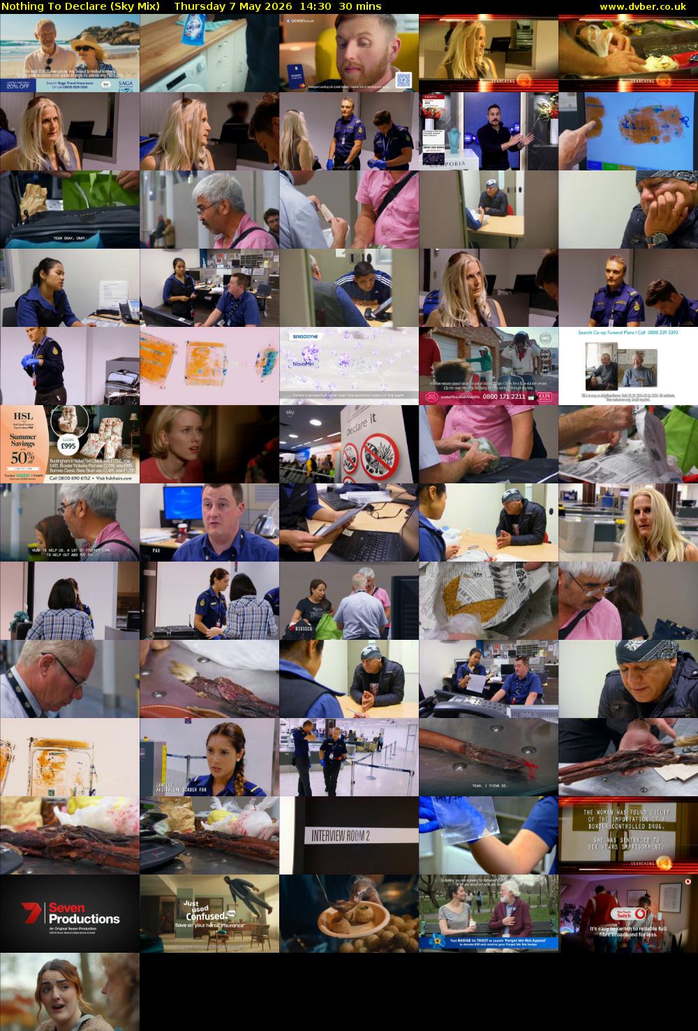 Nothing To Declare (Sky Mix) Thursday 7 May 2026 14:30 - 15:00