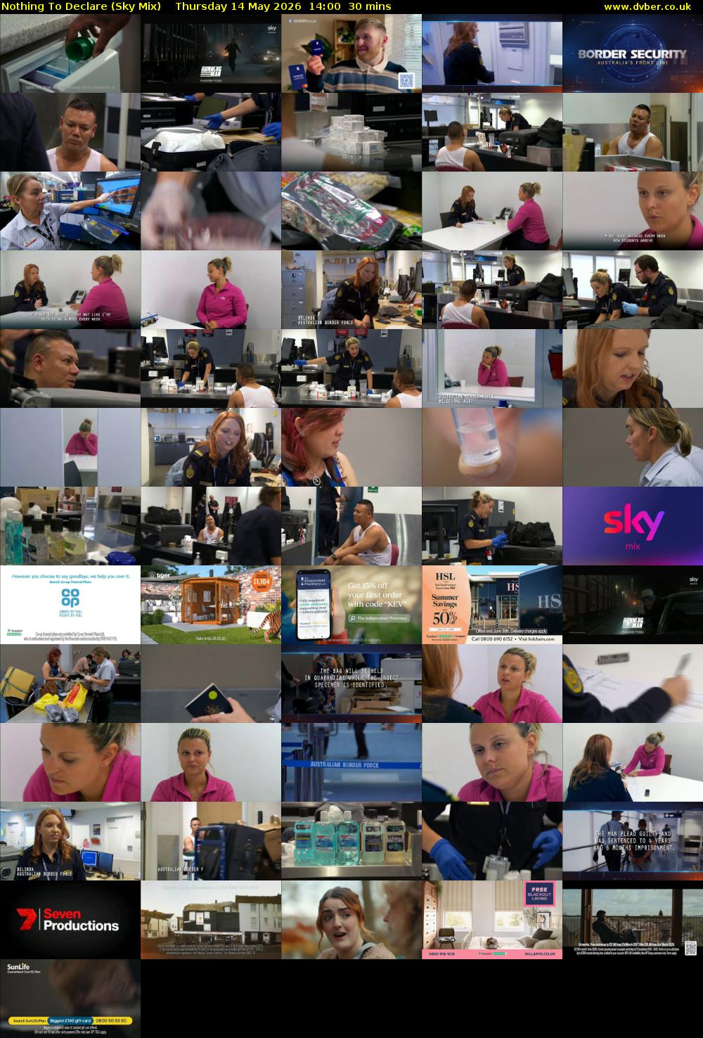 Nothing To Declare (Sky Mix) Thursday 14 May 2026 14:00 - 14:30