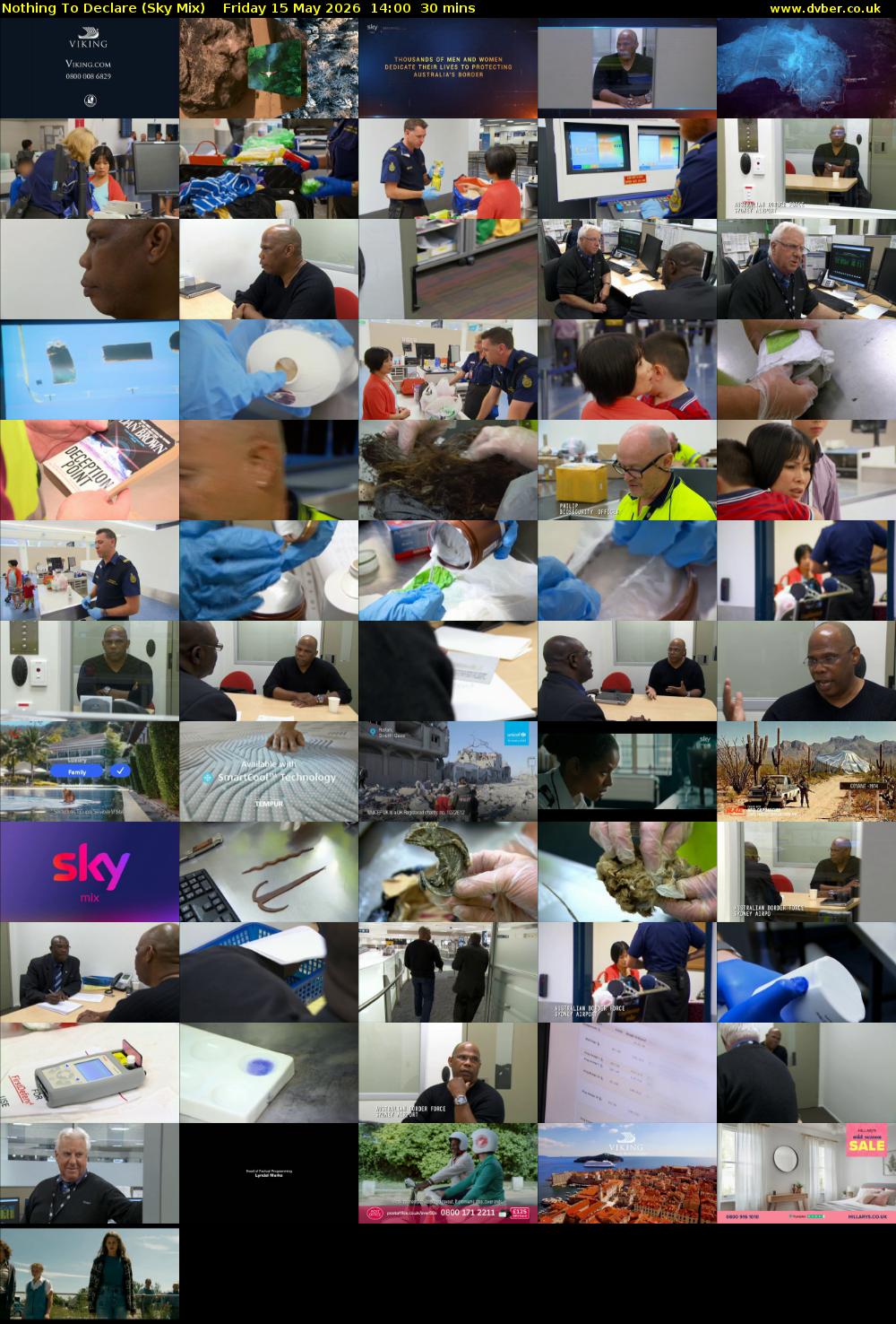 Nothing To Declare (Sky Mix) Friday 15 May 2026 14:00 - 14:30