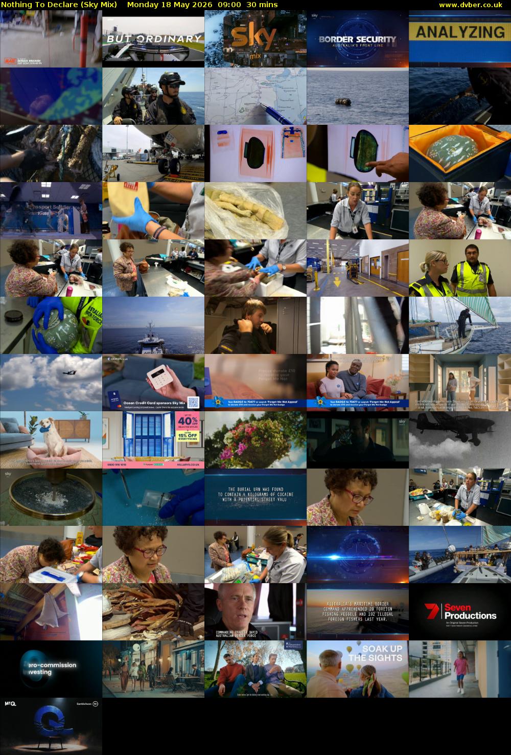 Nothing To Declare (Sky Mix) Monday 18 May 2026 09:00 - 09:30