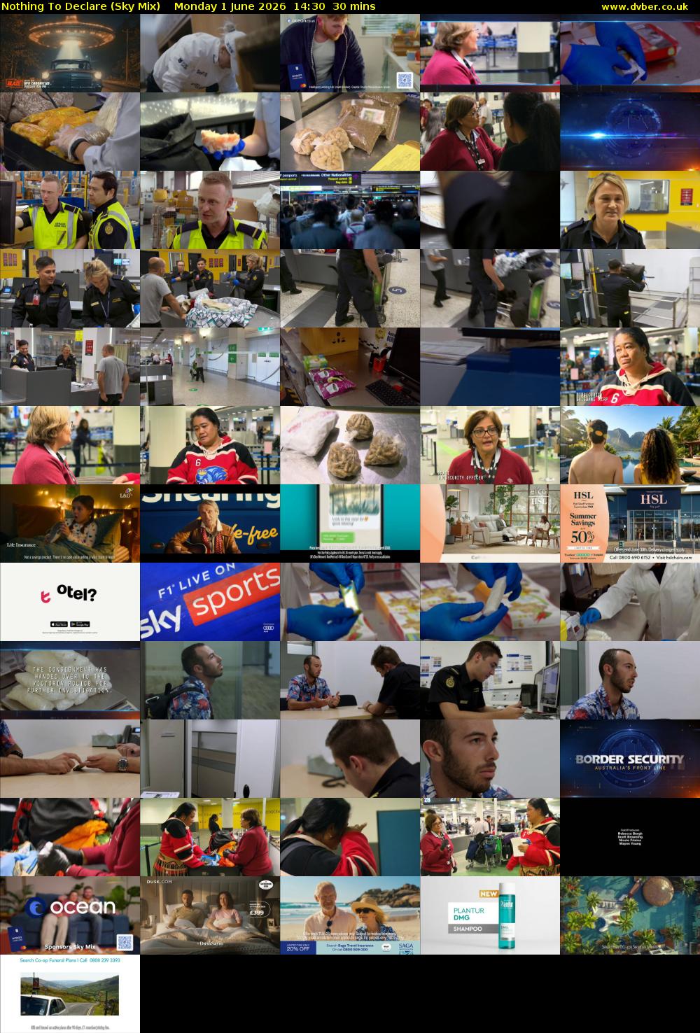 Nothing To Declare (Sky Mix) Monday 1 June 2026 14:30 - 15:00