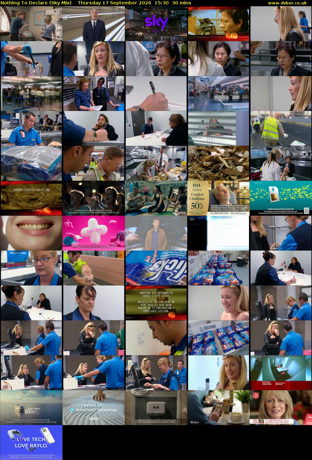 Nothing To Declare (Sky Mix) Thursday 17 September 2026 15:30 - 16:00