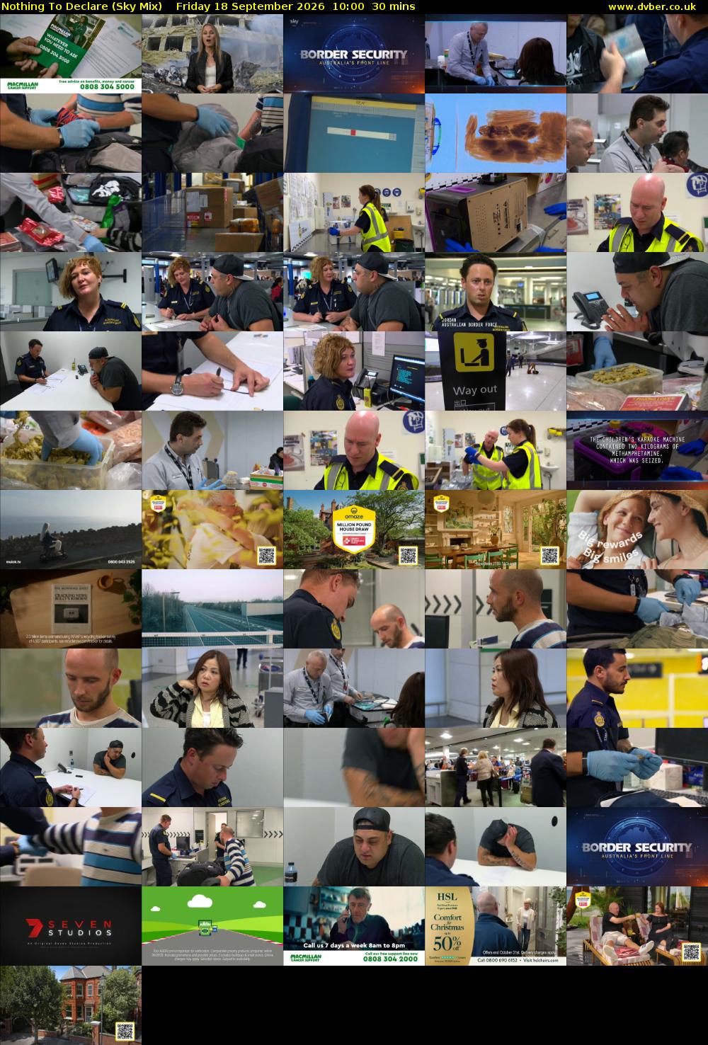 Nothing To Declare (Sky Mix) Friday 18 September 2026 10:00 - 10:30